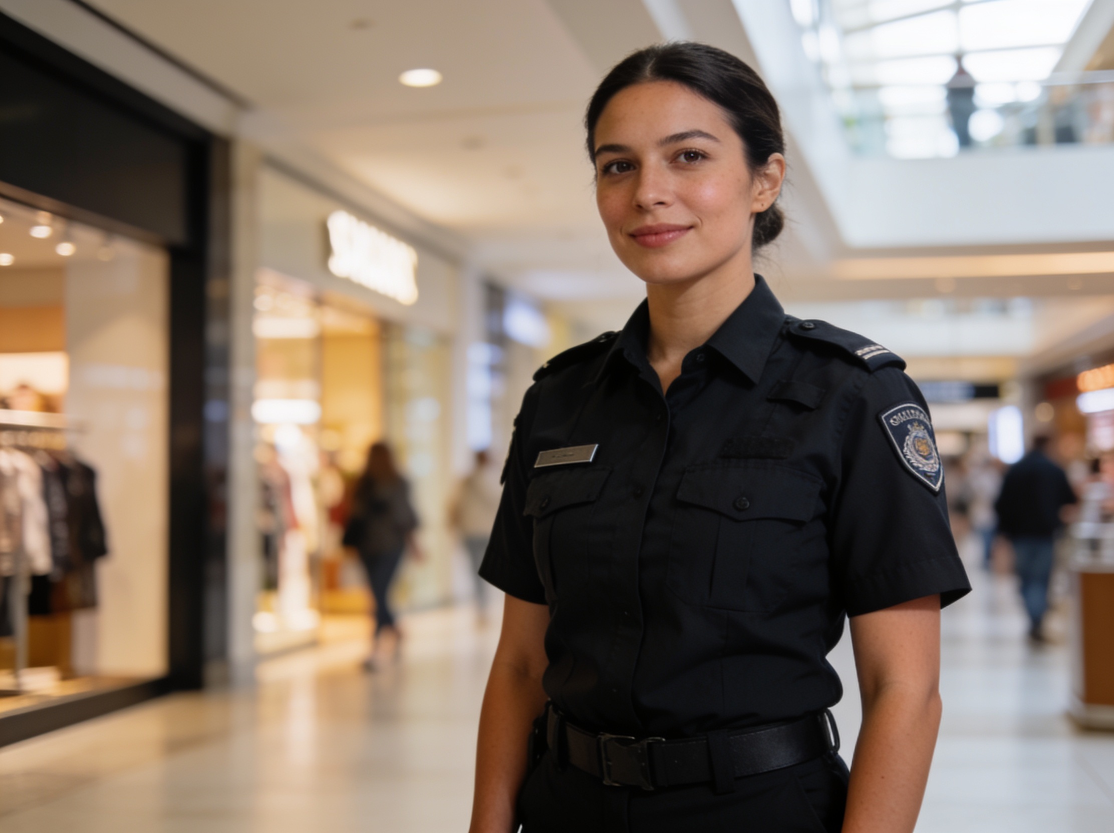 Licensed SCM security guard protecting a Melbourne retail site